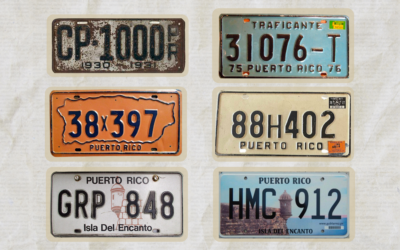 La historia y evolución de las tablillas de carros en Puerto Rico