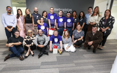 Miembros del Instituto Psicopedagógico de Puerto Rico visitan las oficinas de Metropistas durante la Semana del Voluntariado
